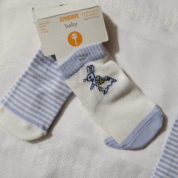 Gymboree Peter Rabbit NWT 3-6 month socks Romper, 6-12 month Hat set. Mixed Z31 - Picture 5 of 8